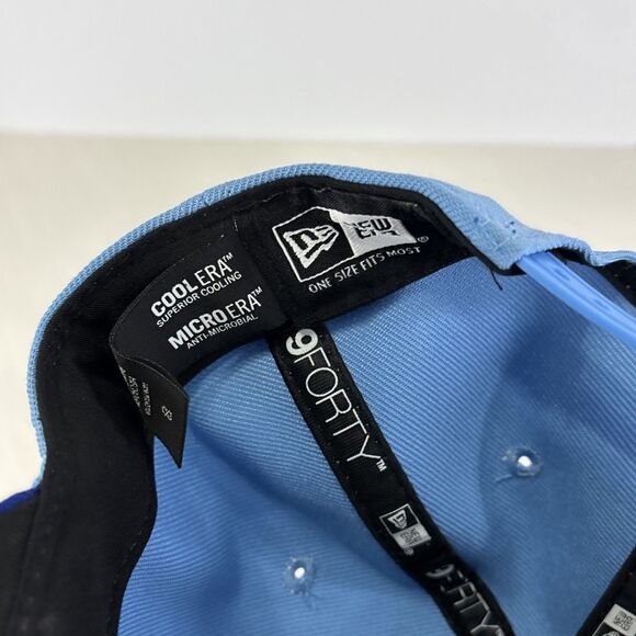 New Era 9FORTY MLB Texas Rangers Mens M-Crown Snapback Hat Cap Blue NEW - Picture 6 of 6